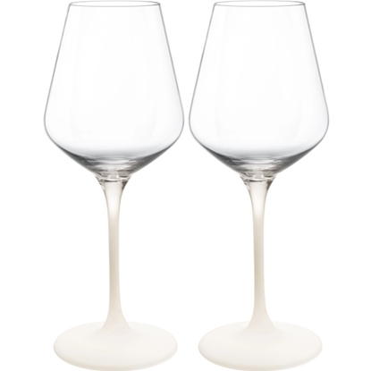 Picture of Villeroy & Boch Set of 4 Manufacture White Wine Glasses- White