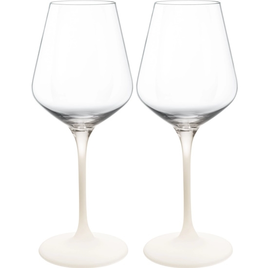 Picture of Villeroy & Boch Set of 4 Manufacture White Wine Glasses- White