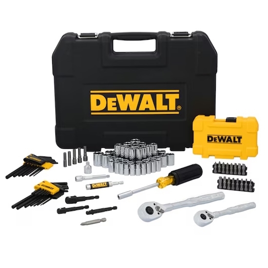 Picture of DeWalt 96-Piece 1/4 & 3/8'' Mechanics Socket Set w/ PTA Box