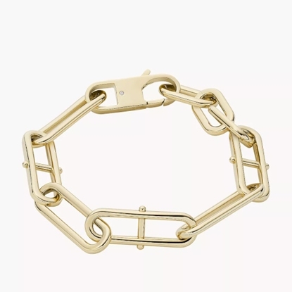 Picture of Fossil Heritage D-Link Bracelet - Gold