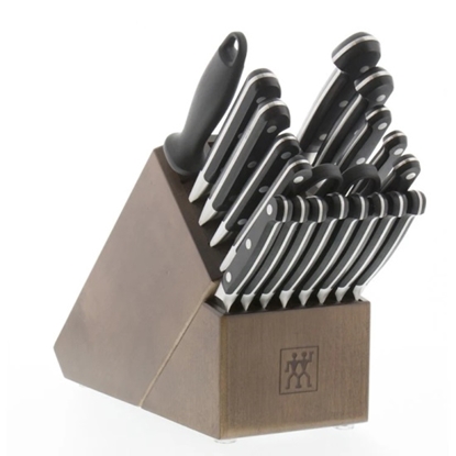 Picture of Zwilling 20-Piece Pro Knife Block Set with Acacia Block