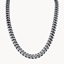 Picture of Bulova 24'' Classic Curb Chain Stainless Steel w/ Blue Accents