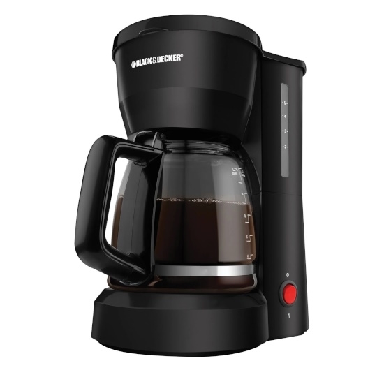 Picture of Black & Decker 5-Cup Switch Coffee Maker - Black