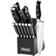 Picture of Viking 14-Piece German Steel Cutlery Block Set - Black Block