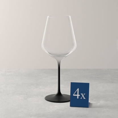 Picture of Villeroy & Boch Manufacture Rock Red Wine Glasses - Set of 4
