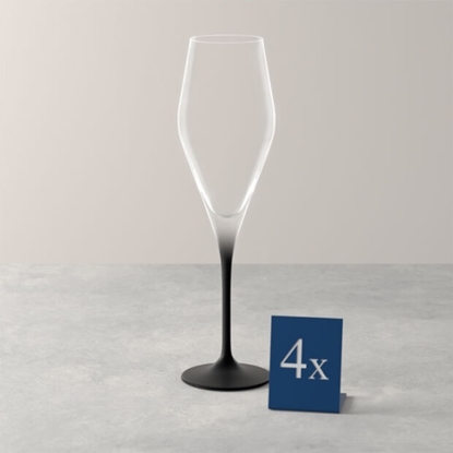 Picture of Villeroy & Boch Manufacture Rock Champagne Flutes - Set of 4