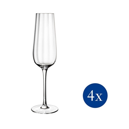 Picture of Villeroy & Boch Rose Garden Champagne Flutes - Set of 4
