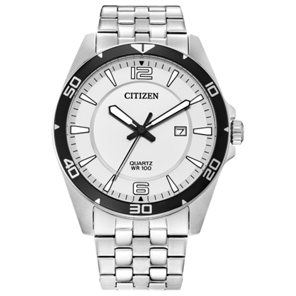Picture of Citizen Quartz Classic Stainless Steel Watch with White Dial