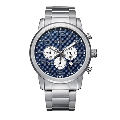 Picture of Citizen Men's Quartz Classic Chrono Watch with Blue Dial