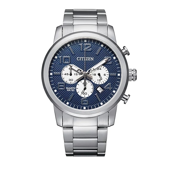 Picture of Citizen Men's Quartz Classic Chrono Watch with Blue Dial