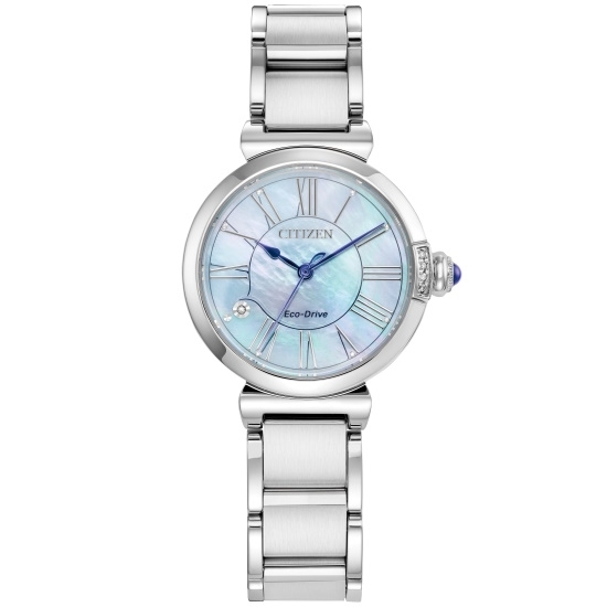 Picture of Citizen Ladies' Stainless Steel Watch with Blue MOP Dial