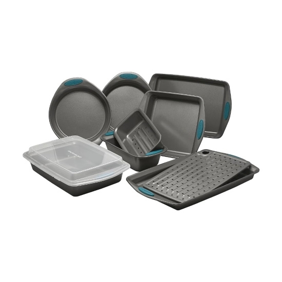 Picture of Rachael Ray 10-Piece Yum-O Bakeware Set w/ Grips - Marine Blue