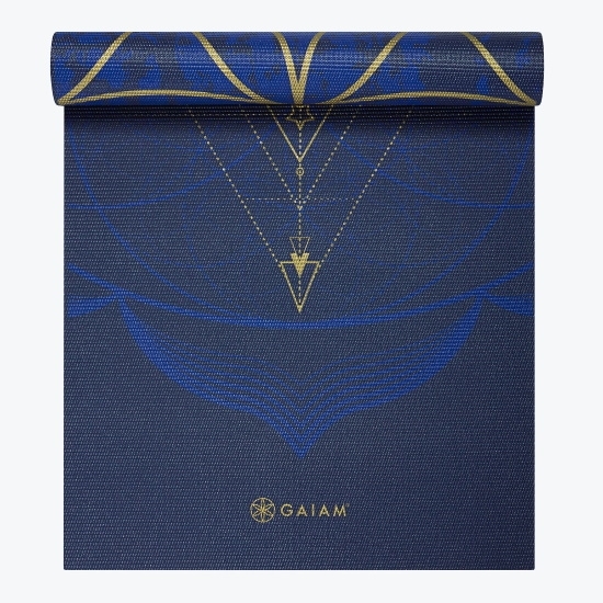 Picture of Gaiam 6mm Metallic Yoga Mat - Sun & Moon