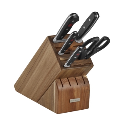 Picture of Wusthof Classic 6-Piece Starter Knife Block Set - Acacia