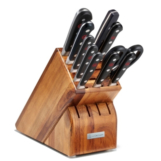 Picture of Wusthof Classic 11-Piece Knife Block Set - Acacia