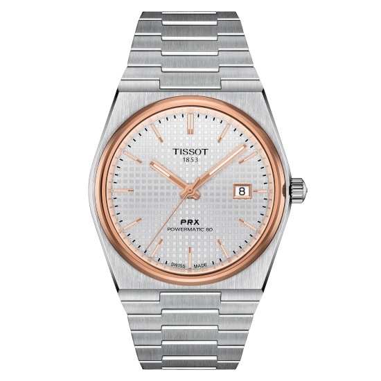 Picture of Tissot PRX Powermatic 80 Steel Watch with Silver Dial