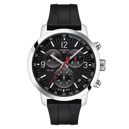 Picture of Tissot PRC 200 Chrono with Black Rubber Strap