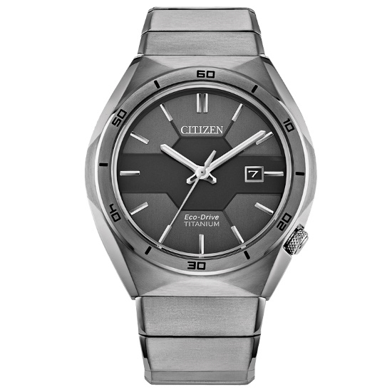 Picture of Citizen Men's Eco-Drive Super Titanium Armor with Black Dial