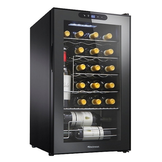 Picture of Wine Enthusiast 24-Bottle Compressor Cooler with Storage