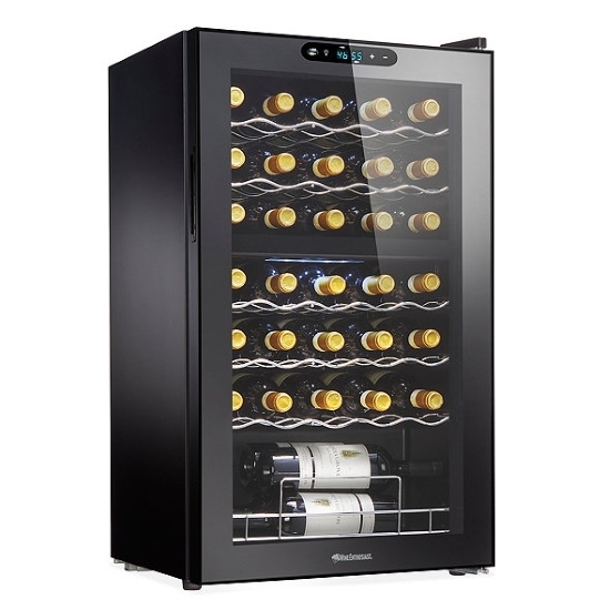 Picture of Wine Enthusiast 32-Bottle Dual Zone Max Wine Cooler