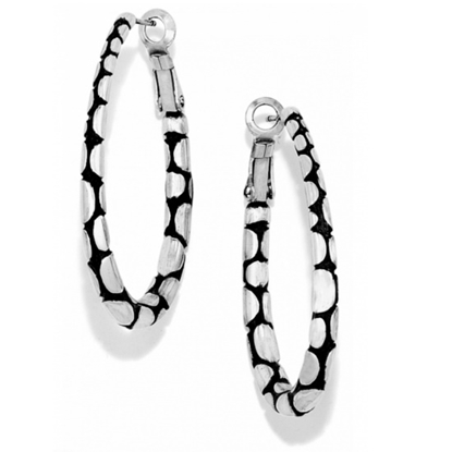 Picture of Brighton Pebble Oval Hoop Earrings