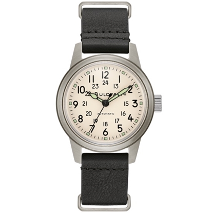 Picture of Bulova Men's Hack Watch with Vintage Dial & NATO Strap