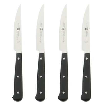 Picture of Zwilling Porterhouse 4-Piece Steak Knife Set in Wood Box