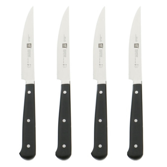 Picture of Zwilling Porterhouse 4-Piece Steak Knife Set in Wood Box