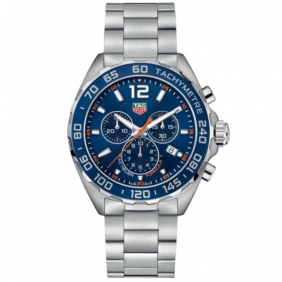 Picture of TAG Heuer Formula 1 Quartz Steel Watch with Blue Dial