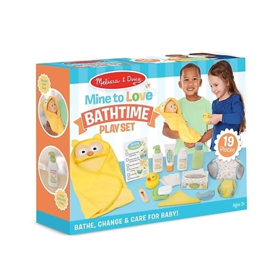 Picture of Melissa & Doug® Mine to Love Changing & Bathtime Play Set