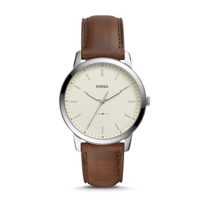 Picture of Fossil The Minimalist 3H Watch with Brown Leather Strap