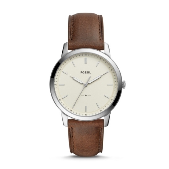 Picture of Fossil The Minimalist 3H Watch with Brown Leather Strap