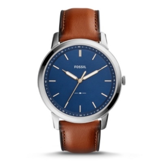Picture of Fossil Minimalist Slim Light Brown Leather Watch