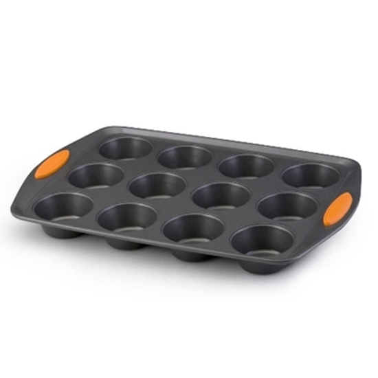 Picture of Rachael Ray 12-Cup Muffin Pan - Orange