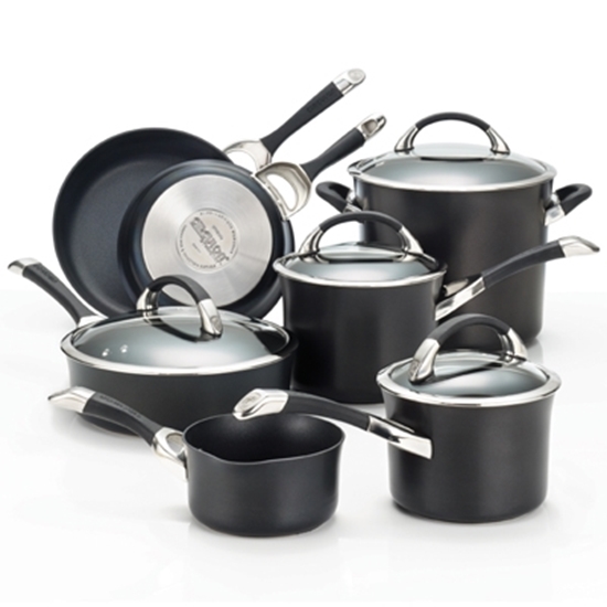 Picture of Circulon® Symmetry 11-Piece Cookware - Black