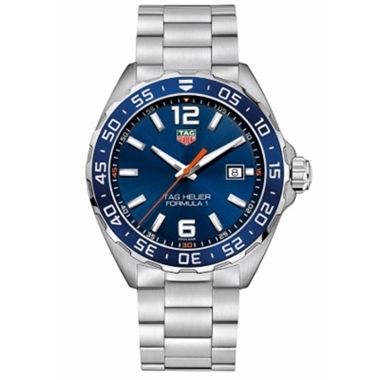 Picture of TAG Heuer Formula 1 Quartz Stainless Steel Watch w/ Blue Dial