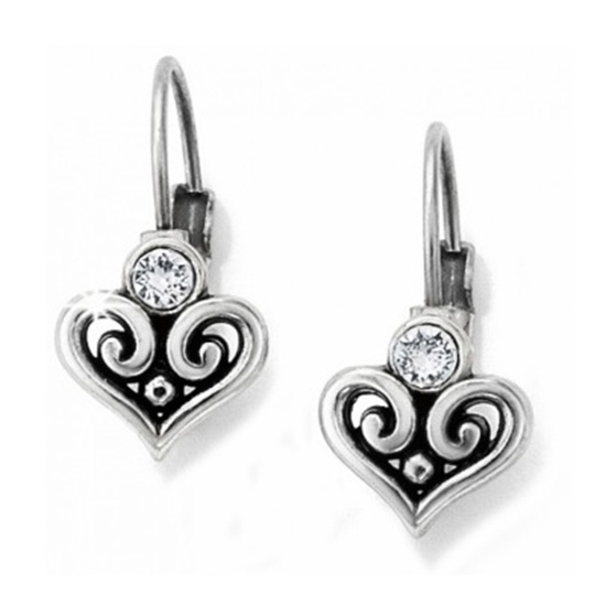 Picture of Brighton Alcazar Heart Leverback Earrings