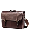 Picture of Samsonite Double Gusset Leather Flapover Case - Brown