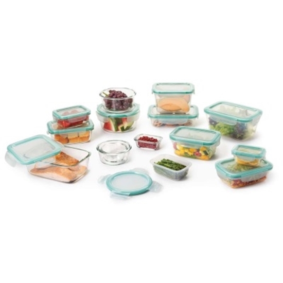 Picture of OXO 30-Piece Smart Seal Glass & Plastic Container Set