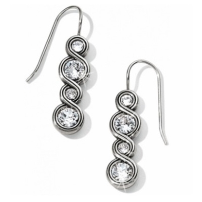 Picture of Brighton Infinity Sparkle French Wire Earrings - Silver