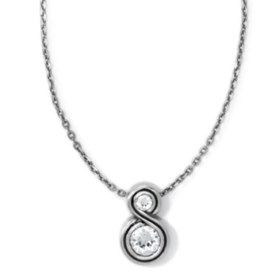 Picture of Brighton Infinity Sparkle Petite Necklace - Silver