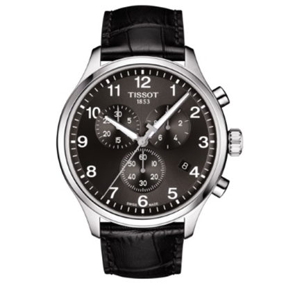 Picture of Tissot Chrono XL Classic Watch with Black Leather Strap