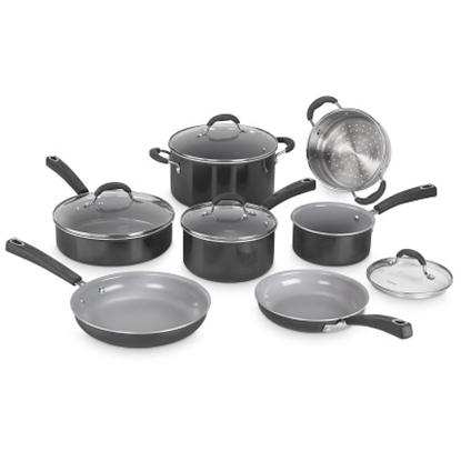 Picture of Cuisinart® Advantage Ceramica XT 11-Piece Cookware - Black