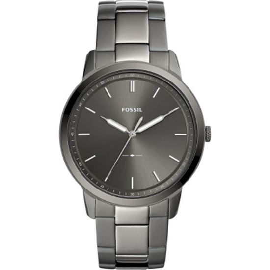 Picture of Fossil Men's Minimalist Gunmetal-Tone Stainless Steel Watch