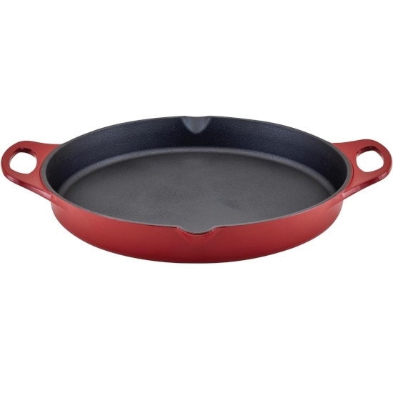Picture of Rachael Ray Nitro Cast Iron 14'' Frying Pan - Red