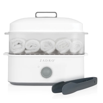 Picture of Zadro Luxury Countertop Towel Steamer - White