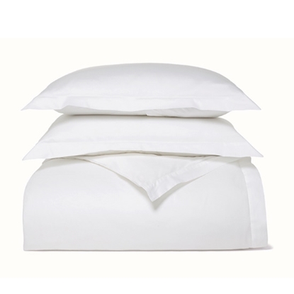 Picture of Boll & Branch Full/Queen Signature Hemmed Duvet Set - White