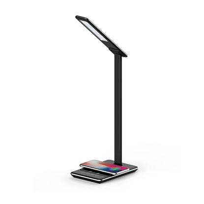 Picture of Supersonic LED Desk Lamp with Qi Charger - Black