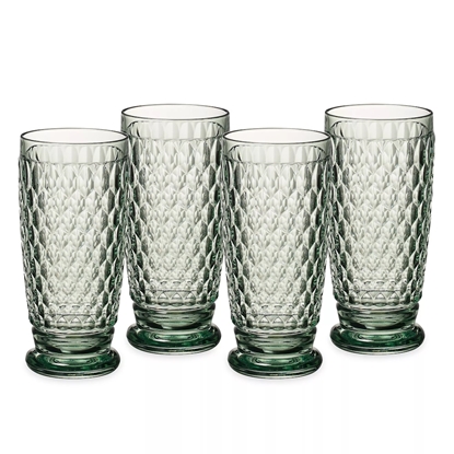 Picture of Villeroy & Boch Set of 4 Boston Highball Glasses - Green