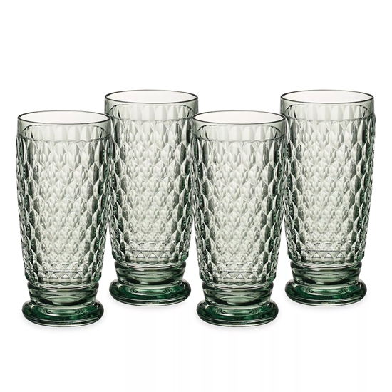 Picture of Villeroy & Boch Set of 4 Boston Highball Glasses - Green
